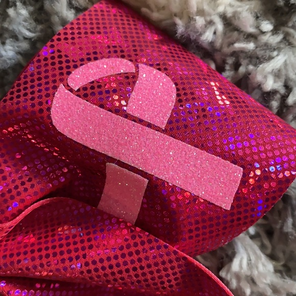 Cheer bow. Dark oil with shimmer and rhinestones - Picture 3 of 4